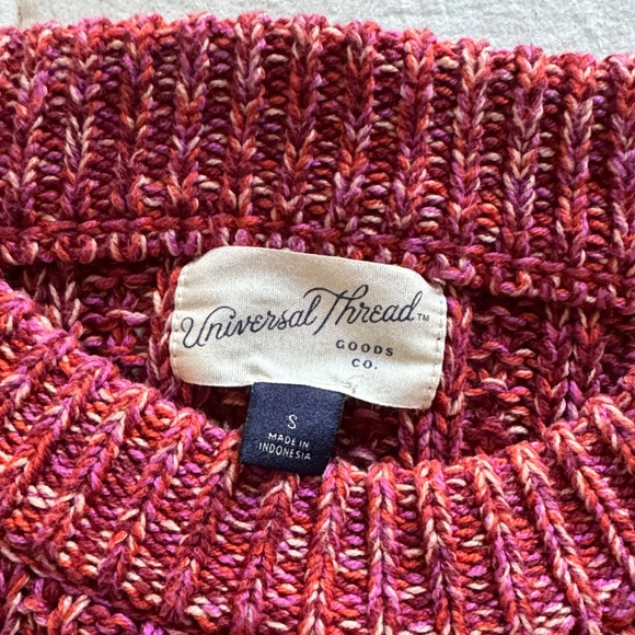 Universal Thread Multicolor Ribbed Sweater - Picture 2 of 4